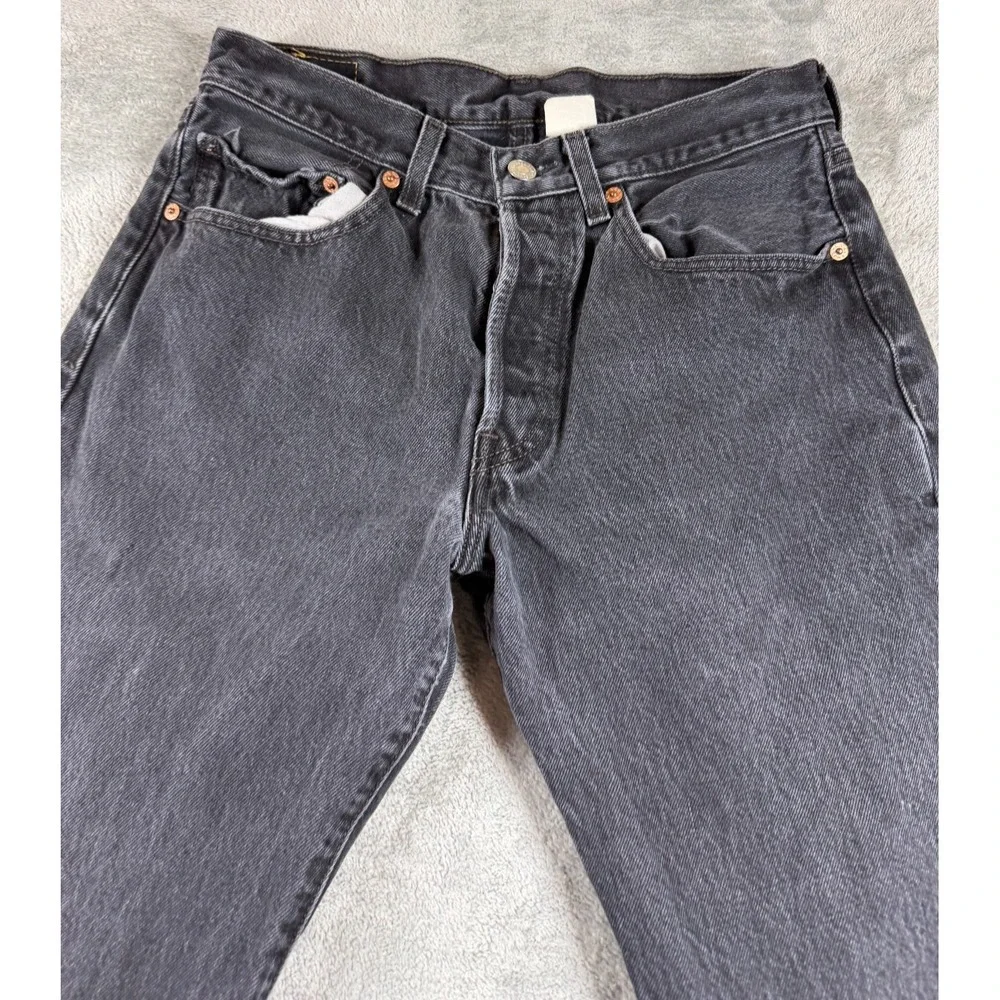 Levi's 501 Black Jeans 09501-0660 Button Fly W31 L30 Made in Mexico